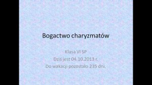 Bogactwo charyzmatów