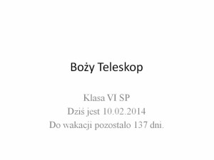 Boży teleskop