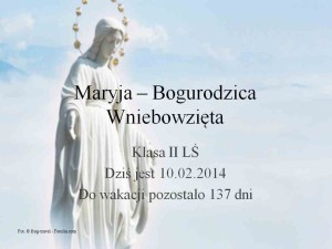 Maryja Bogurodzica wniebowzięta