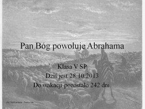 Pan Bóg powołuje Abrahama