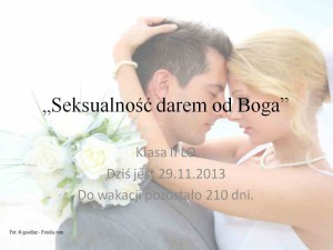 Seksualność darem od Boga