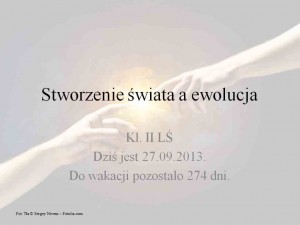 Stworzenie świata a ewolucja